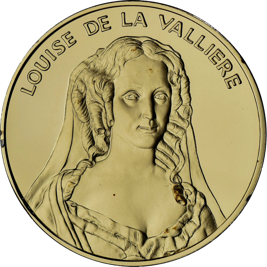 France, Medal, Louise de la Valliere, La France du Roi Soleil, MS(64), Vermeil