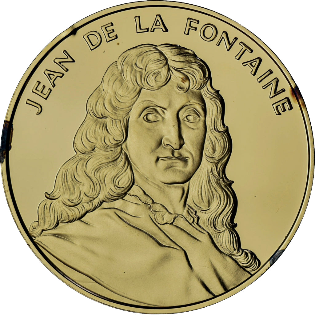 Francia, medaglia, Jean de la Fontaine, La France du Roi Soleil, SPL+, Vermeil