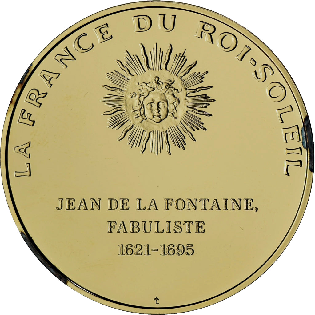 Francia, medaglia, Jean de la Fontaine, La France du Roi Soleil, SPL+, Vermeil