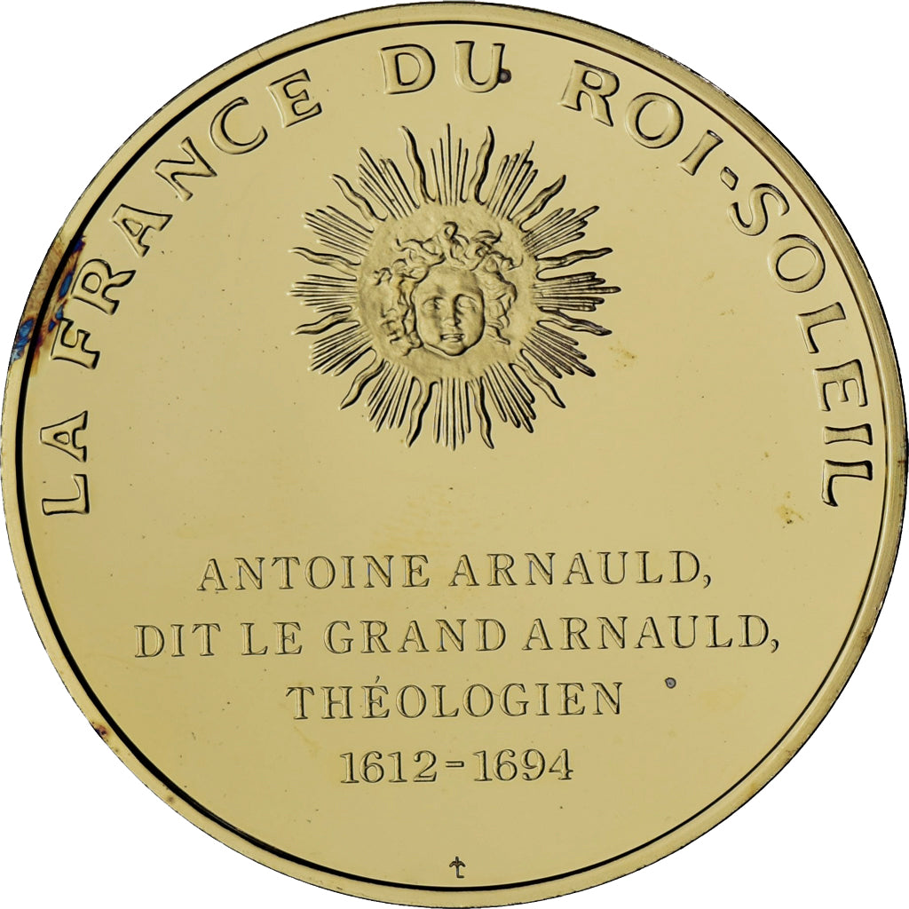 France, Medal, Antoine Arnauld, La France du Roi Soleil, MS(64), Vermeil