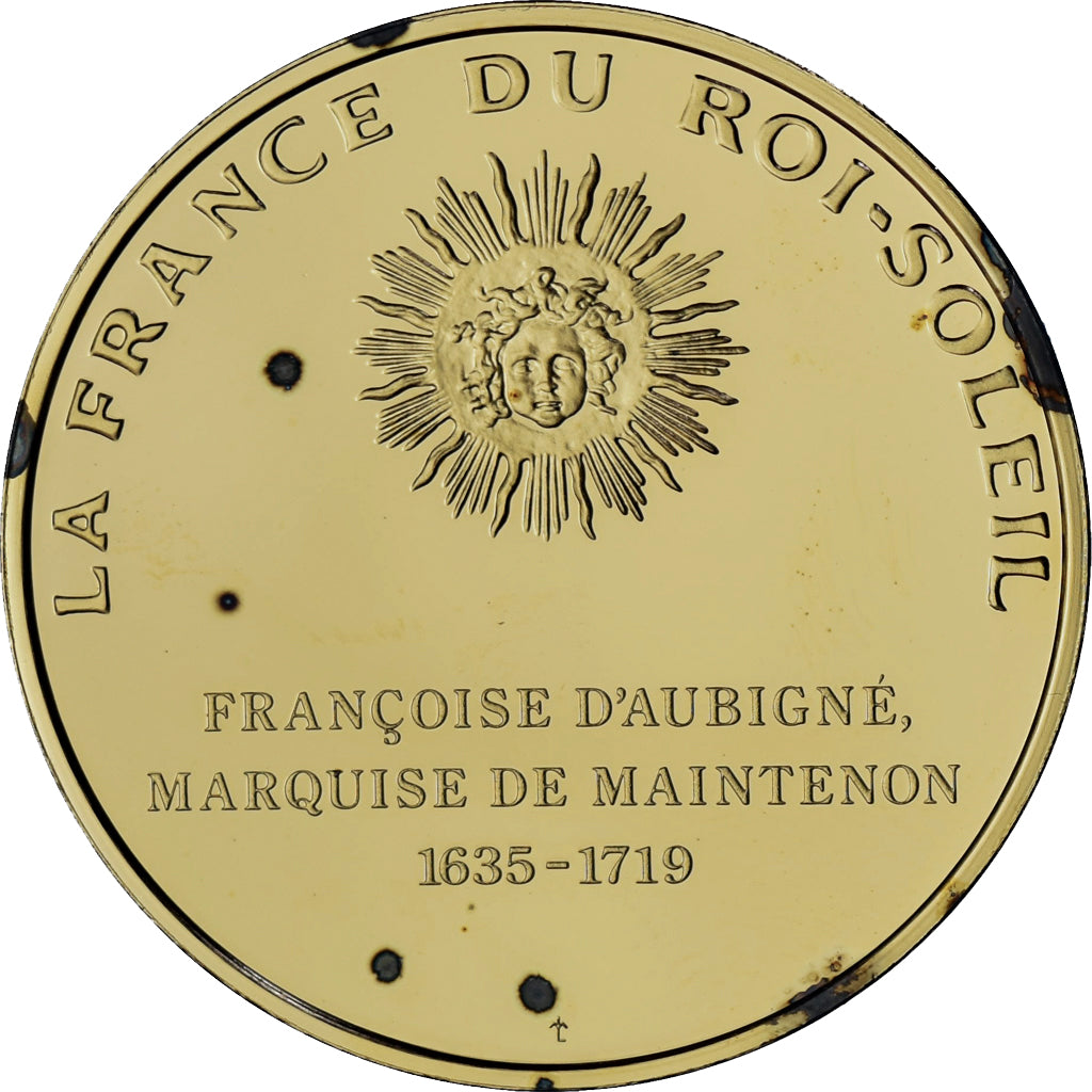 France, Médaille, Madame de Maintenon, La France du Roi Soleil, SPL+, Vermeil