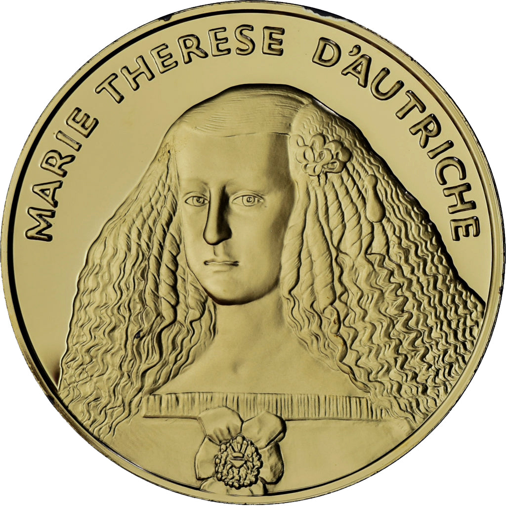 France, Medal, Marie Thérèse d'Autriche, La France du Roi Soleil, MS(64)