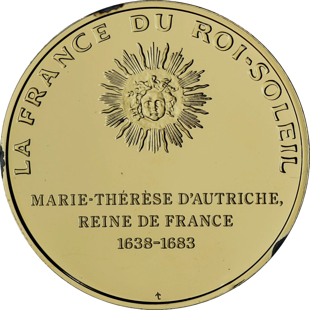 France, Medal, Marie Thérèse d'Autriche, La France du Roi Soleil, MS(64)