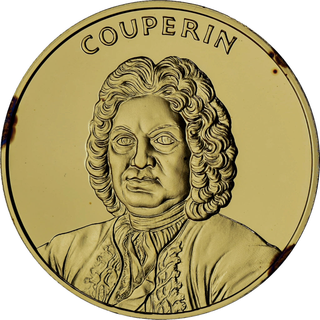 Frankrijk, Medaille, Couperin, La France du Roi Soleil, UNC, Vermeil
