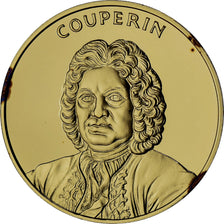 Frankrijk, Medaille, Couperin, La France du Roi Soleil, UNC, Vermeil
