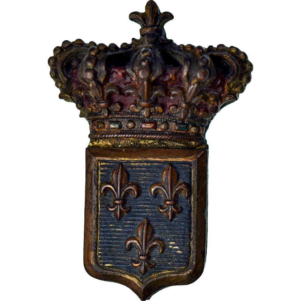 Francja, medal, Ecu de France Couronné, EF(40-45), Mosiądz