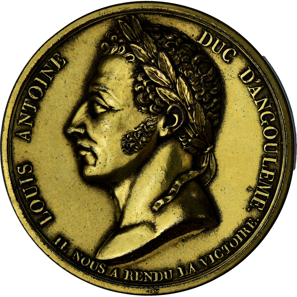 Francia, medaglia, Médaille-Boite, Duc d'Angoulême, Gloire de la Guerre