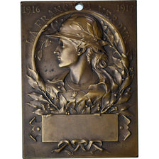 Francia, medalla, La France à Verdun, Le Poilu, WAR, 1916-1917, Prud'homme.G