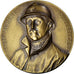 Belgique, Médaille, Bataille de l'Yser, Roi Albert Ier, 1954, SPL, Bronze
