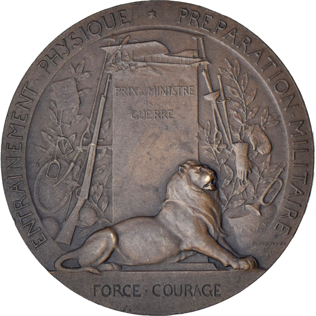 Francja, medal, Préparation Militaire, Prix du Ministre de la Guerre, 1913