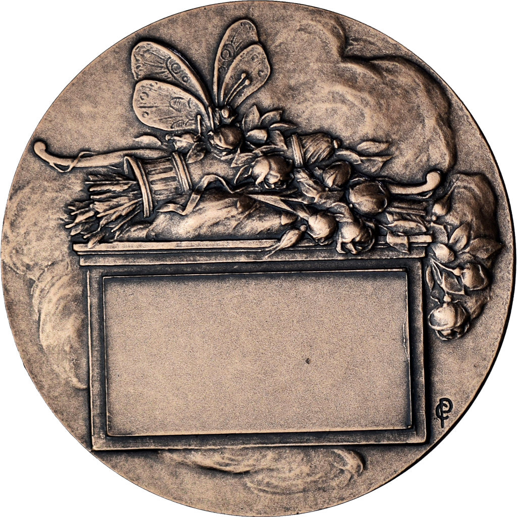 France, Medal, Médaille de mariage, Pillet, AU(55-58), Bronze