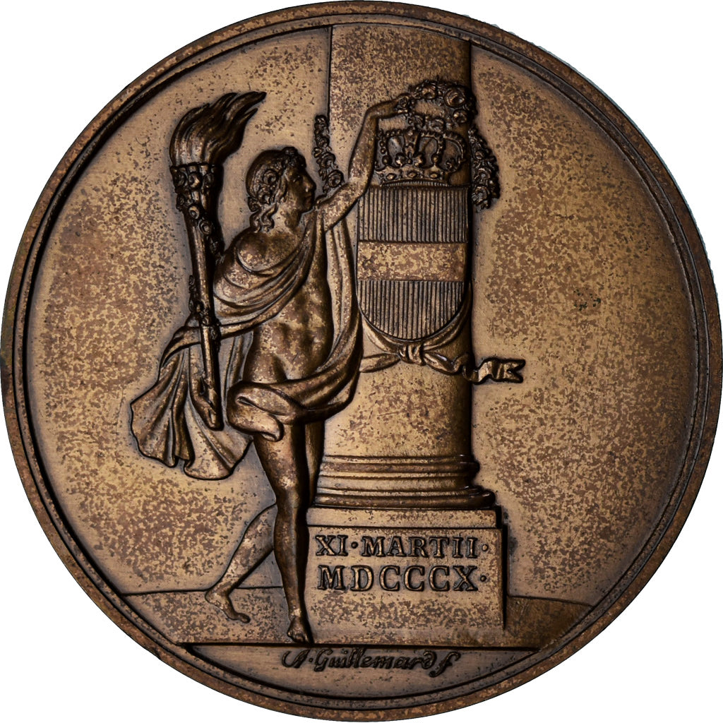 Francia, medaglia, Mariage de Napoléon Ier et Marie-Louise d'Autriche, 1983