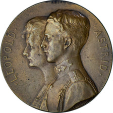 Belgique, Médaille, Mariage du Prince Léopold et la Princesse Astrid, 1926