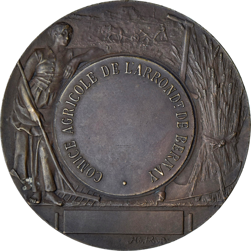Francia, medaglia, Comice Agricole de Bernay, Agriculture, Erdmann, SPL-, Bronzo