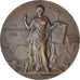 Francia, medalla, Instruction Publique, Cours d'Adultes, Eure, 1910, Dubois.A