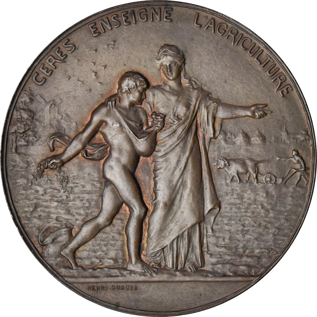 Frankreich, Medaille, Comice Agricole de Bernay, Agriculture, 1895, Henri