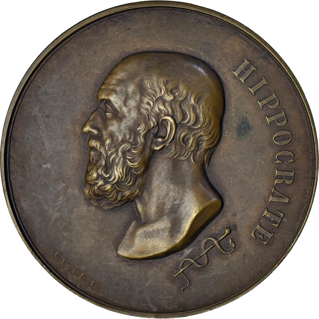 Francja, medal, Hippocrate, Les Médecins de l'Eure, Marey, AU(55-58), Brązowy