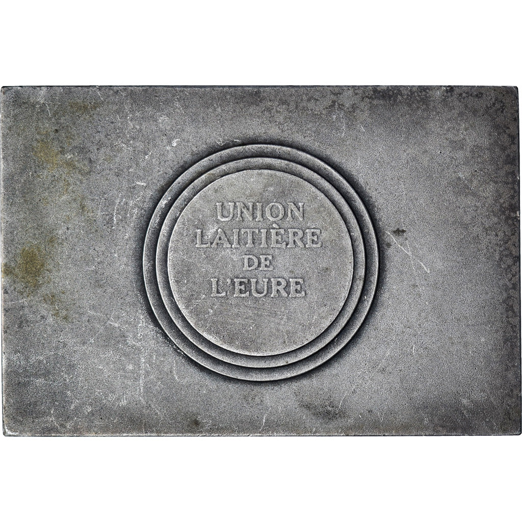 Frankreich, Medaille, Union Laitière de l'Eure, Agriculture, SS+, Silvered