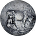 France, Medal, Union Laitière de l'Eure, Agriculture, 1934, MS(63), Silvered