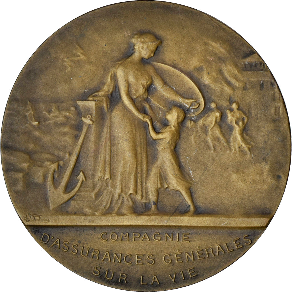 Frankrijk, Medaille, Compagnie d'Assurances Générale sur la Vie, Gisors, 1931