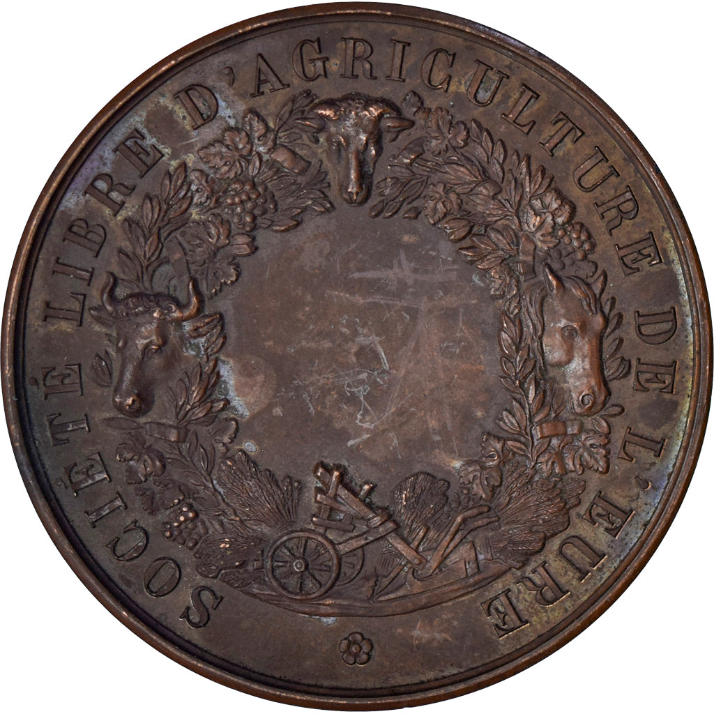 Frankreich, Medaille, Olivier de Serres, Société d'Agriculture de l'Eure, De