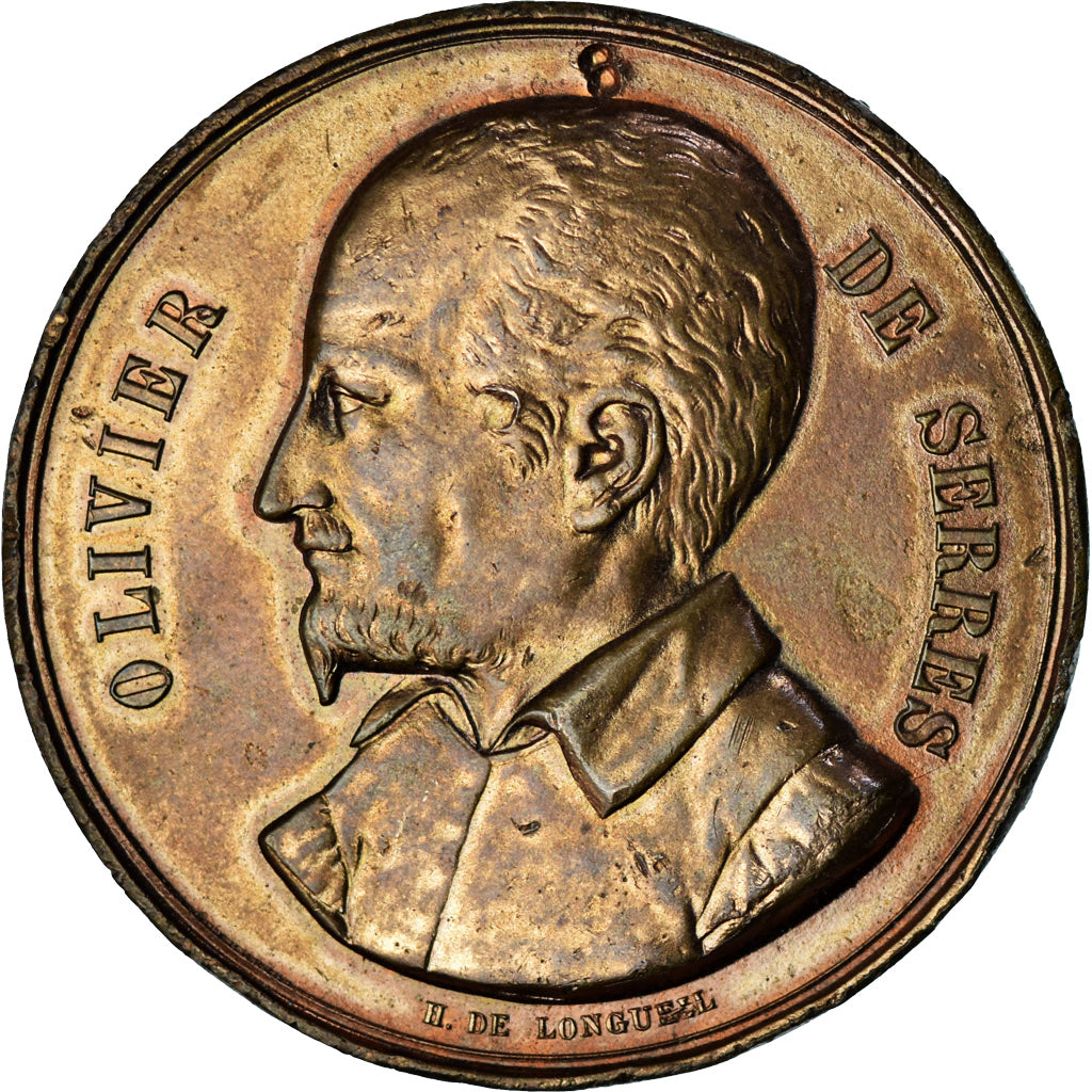 Frankreich, Medaille, Olivier de Serres, Société d'Agriculture de l'Eure