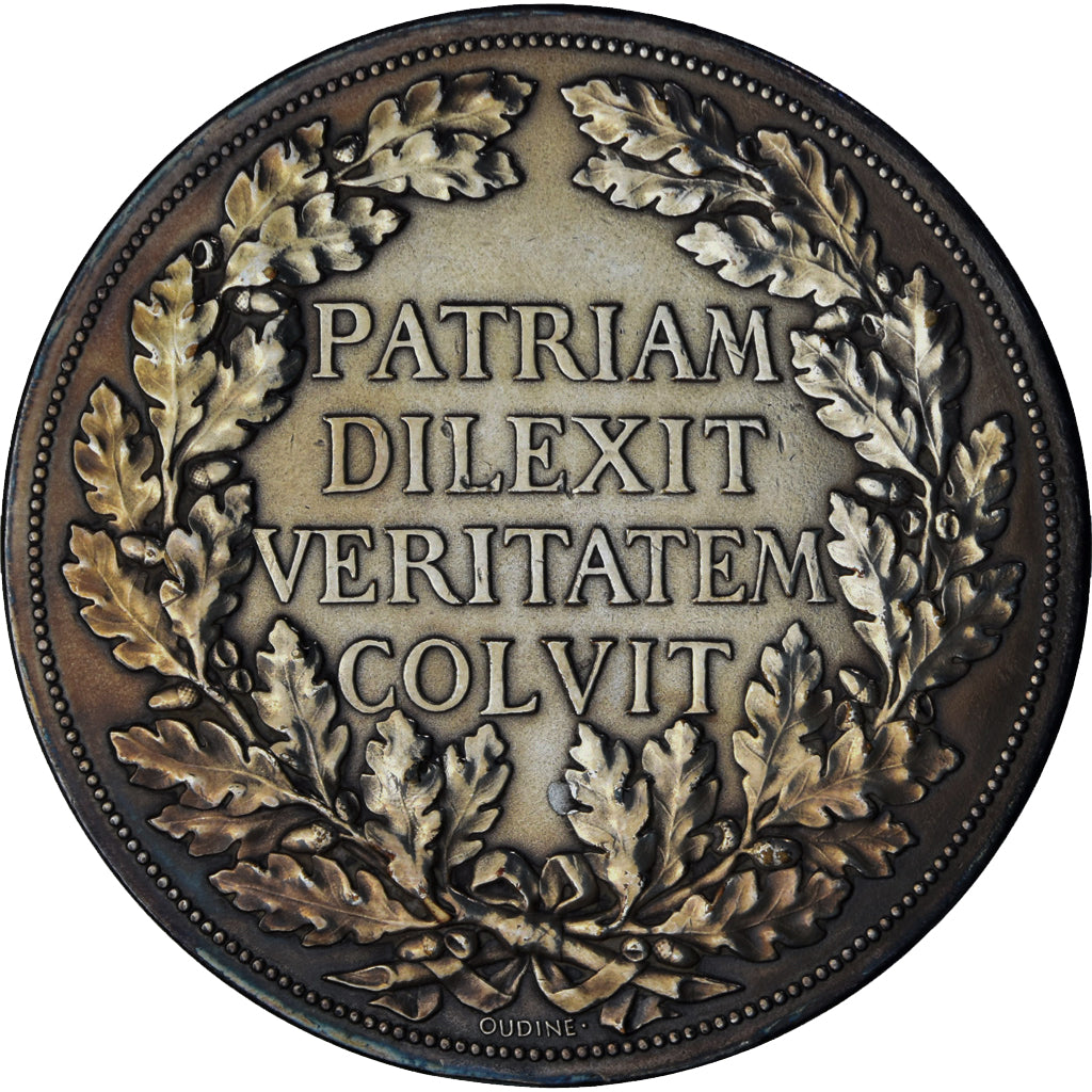 Francia, medalla, Adolphe Thiers, Président de la République, Lille, Oudiné