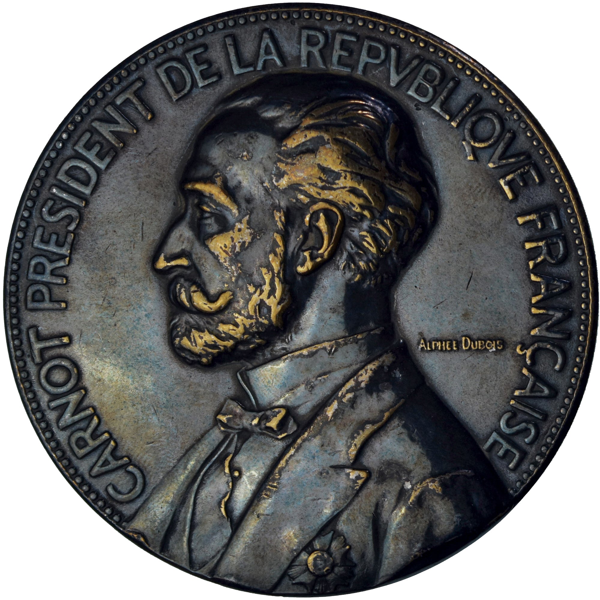 Francja, medal, Sadi Carnot Président de la République, Politics, 1887