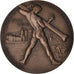 Francia, medalla, Centenaire de la Fondation de Pont-à-Mousson, 1956, Dropsy