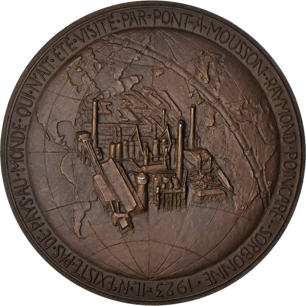 France, Médaille, Centenaire de la Fondation de Pont-à-Mousson, 1956, Dropsy
