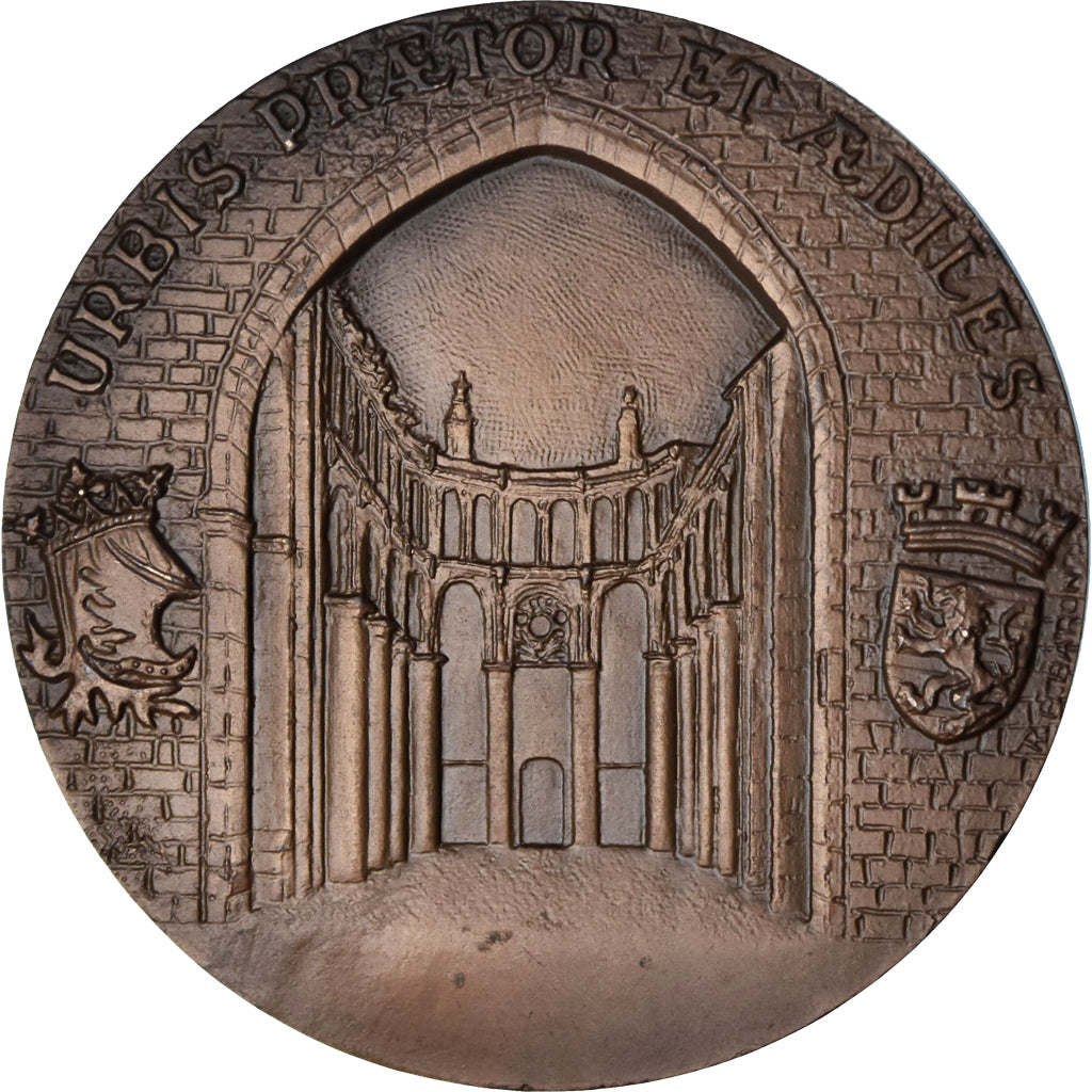 Francia, medalla, Château de Valmont, Patrimoine Culturel, 1973, Baron, SC