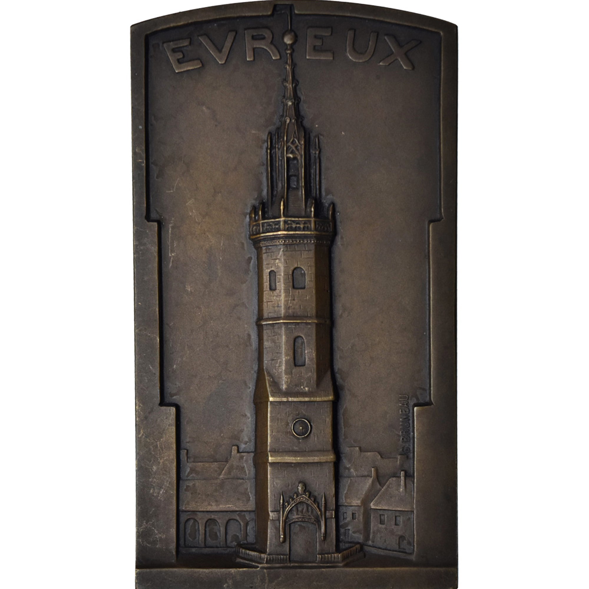 Frankrijk, Medaille, Centenaire de la Caisse d'Epargne d'Evreux, Bank, 1935