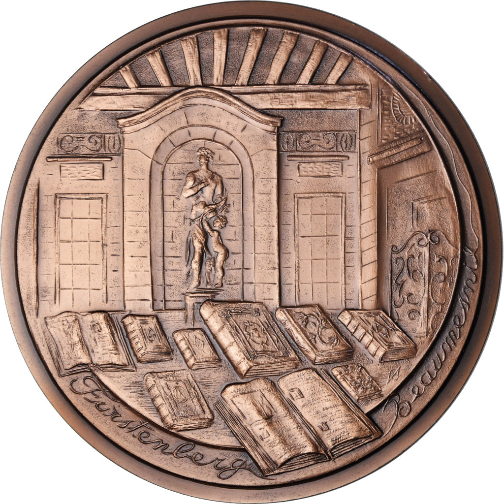Francia, medaglia, Château de Beaumesnil, Patrimoine Culturel, 1986, MDP, SPL