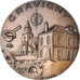 França, medalha, Château de Gravigny, Patrimoine Culturel, 1988, Pattin
