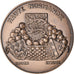 França, medalha, Promenade à Rouen, 1987, Crouzat, MS(63), Bronze