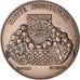 Francia, medaglia, Promenade à Rouen, 1987, Crouzat, SPL, Bronzo