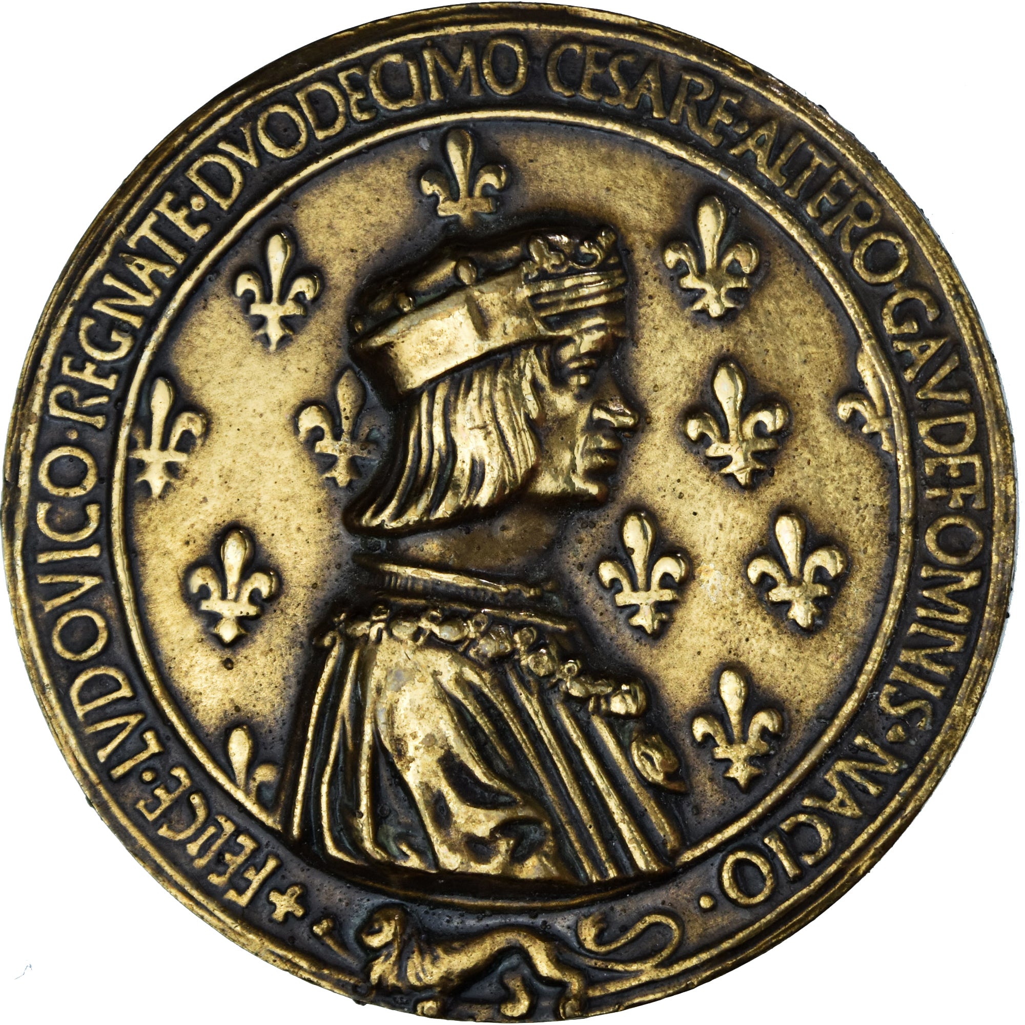 France, Médaille, Anne de Bretagne et Louis XII, History, TTB+, Bronze