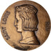 Francia, medalla, Saint-Louis, Chapelle Royale, Dreux, 1966, Delannoy, EBC