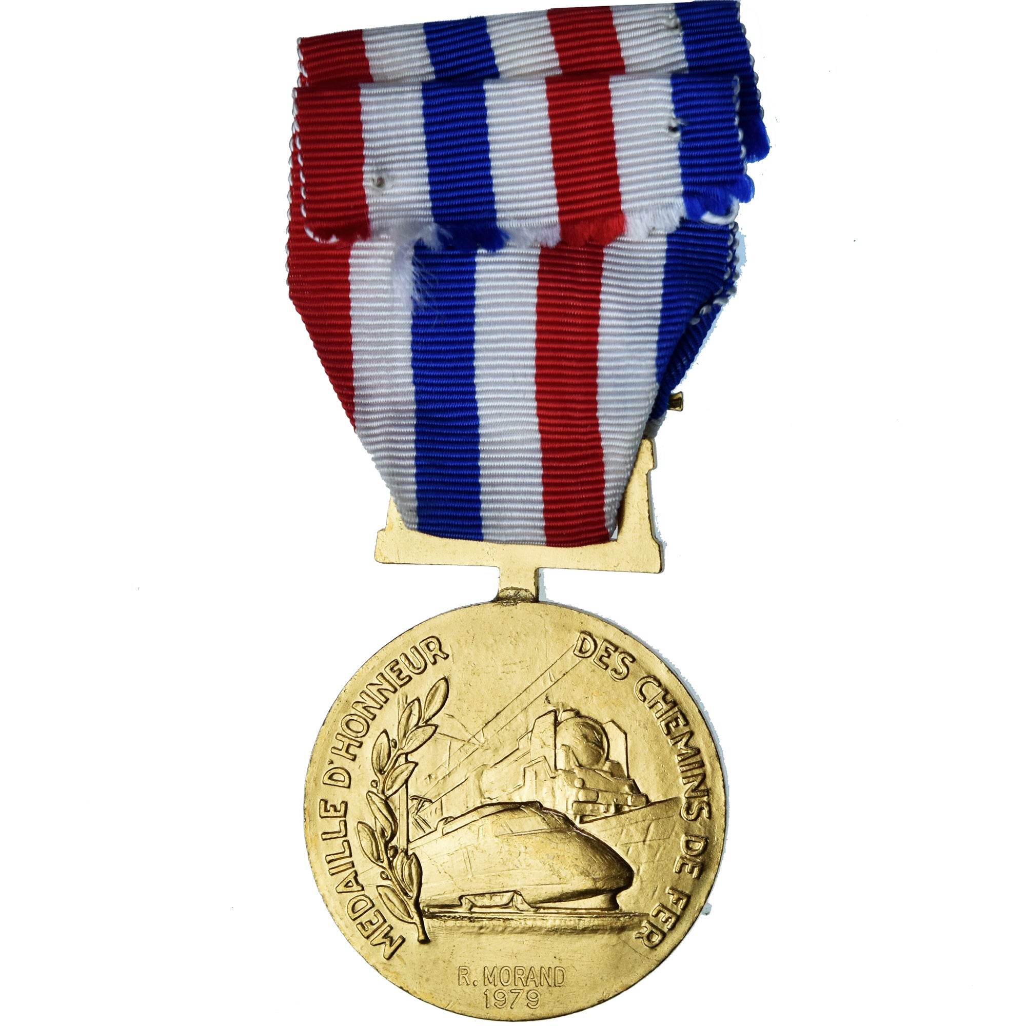 Frankreich, Médaille d'honneur des chemins de fer, Railway, Medaille, 1979