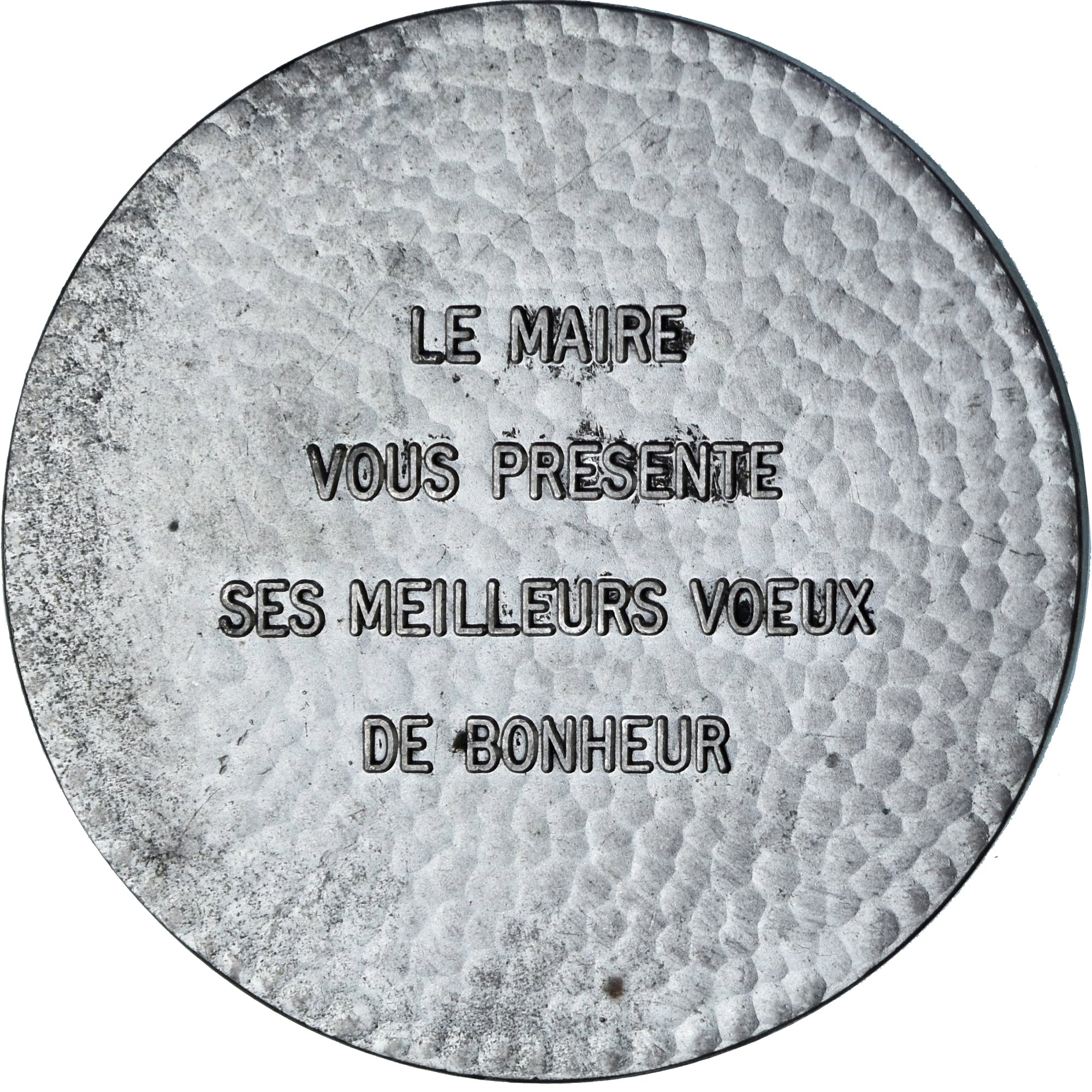 Francia, medaglia, Médaille de mariage, Riquet, BB+, Bronzo argentato