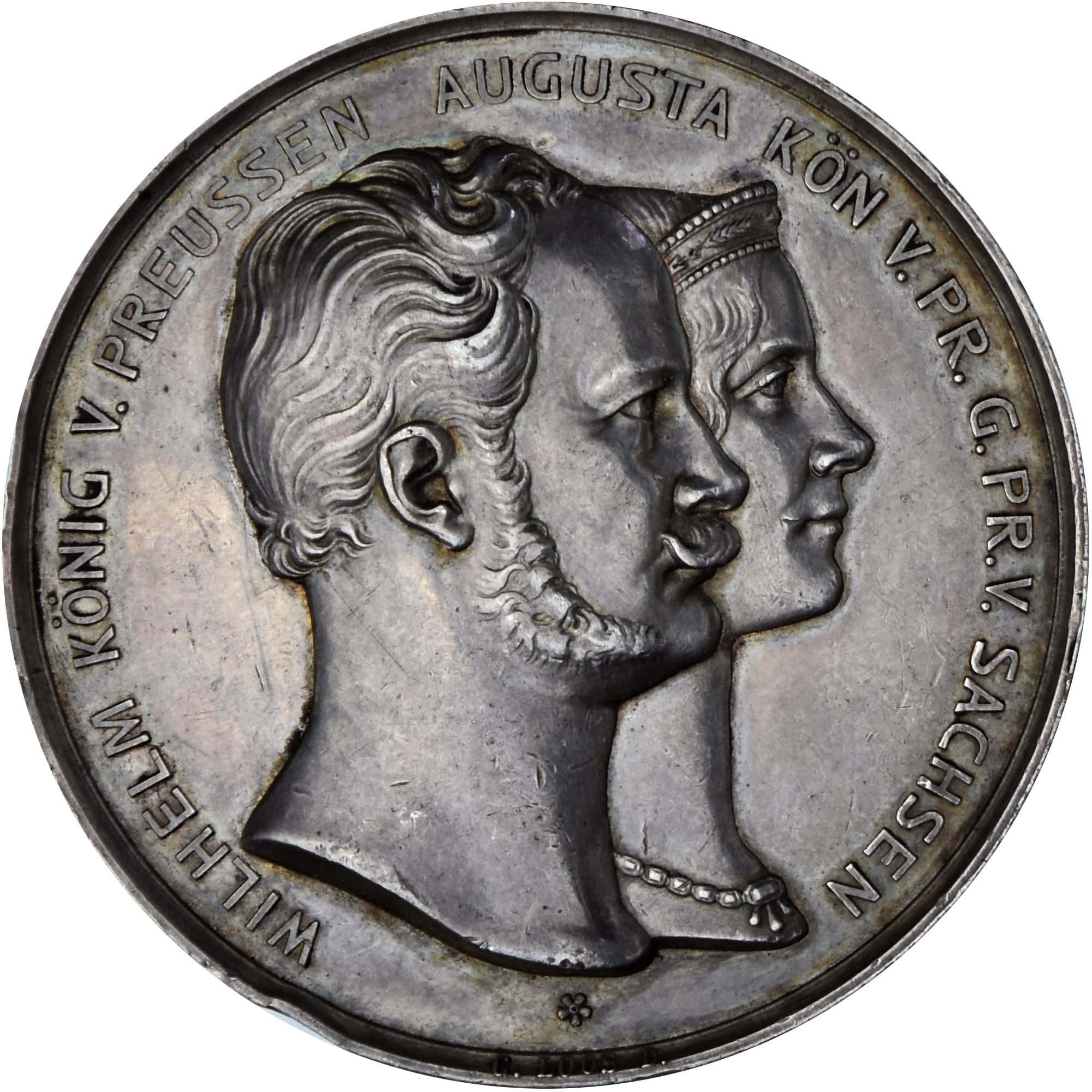 Germania, medaglia, Wilhelm Ier, Mariage, 1913, Kullrich, BB+, Argento