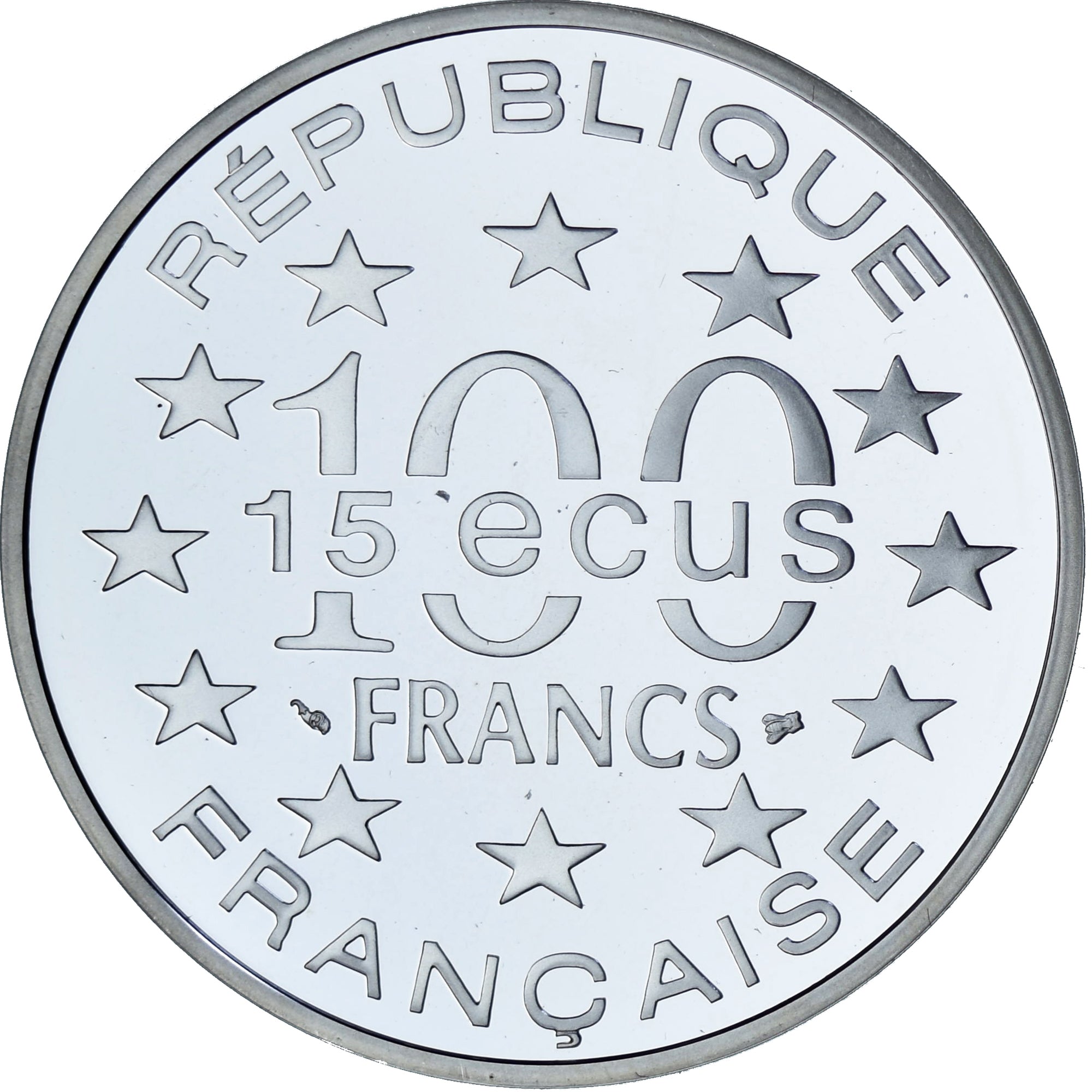 Moneda, Francia, Place Saint-Marc, Monuments et Sites d'Europe, 100 Francs-15