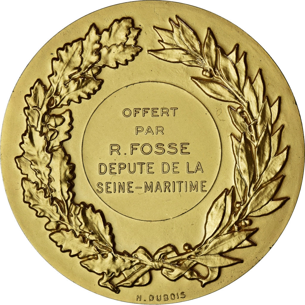 Frankreich, Medaille, Agriculture, Vaches, 1967, Coeffin, UNZ, Gilt Bronze