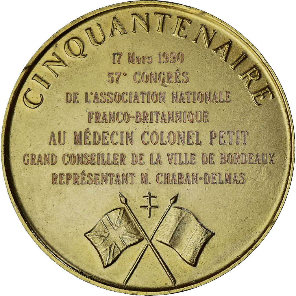 France, Medal, Cinquantenaire de l'Association Nationale Franco-Britannique