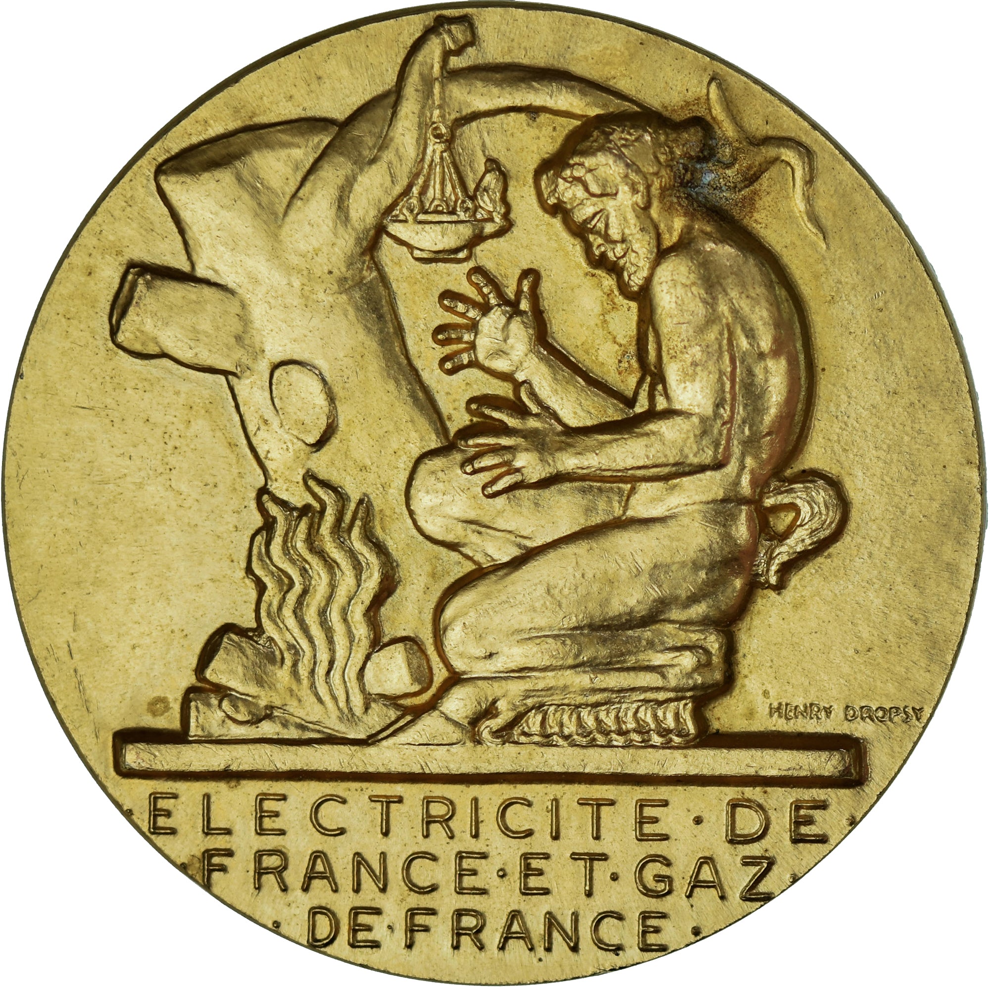 Francia, medalla, Électricité de France et gaz de France, Dropsy, SC, Bronce