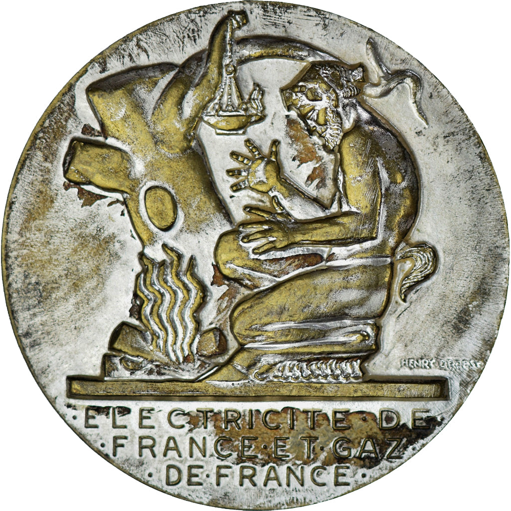 Frankrijk, Medaille, Électricité de France et gaz de France, Dropsy, ZF+