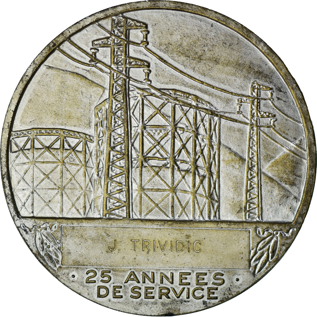 Frankrijk, Medaille, Électricité de France et gaz de France, Dropsy, ZF+
