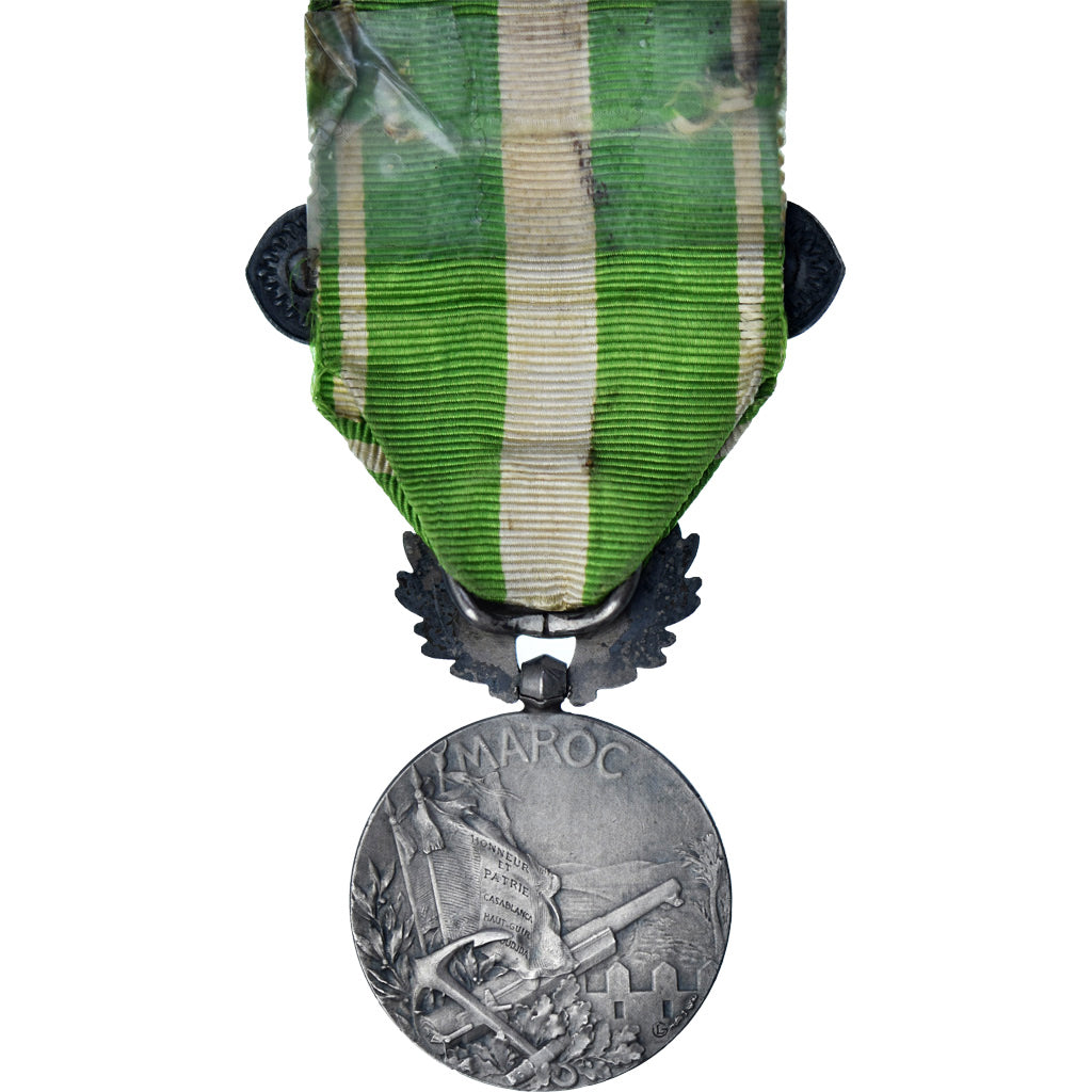 France, Médaille Coloniale du Maroc, Guerre du RIF, Médaille, Casablanca