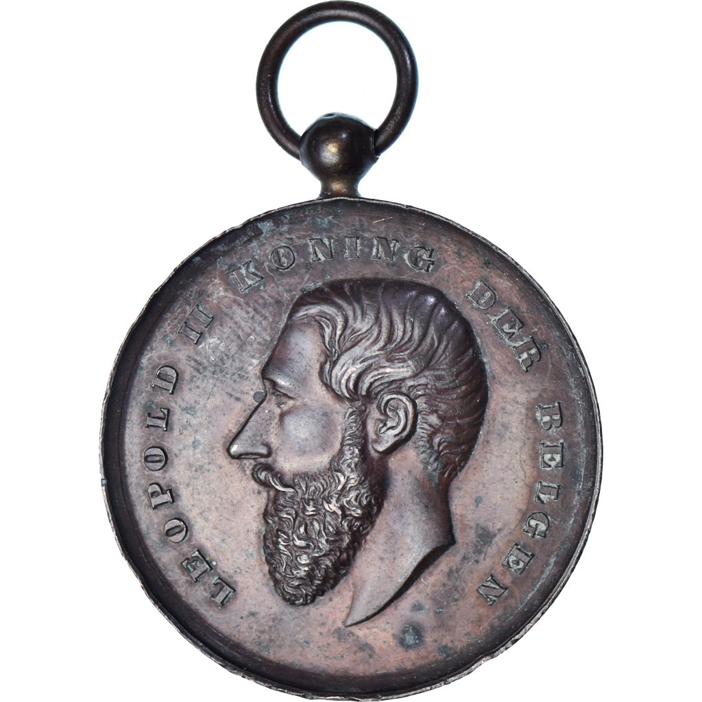 Belgium, Medal, Comice Agricole de Courtrai, Agriculture, 1897, EF(40-45)