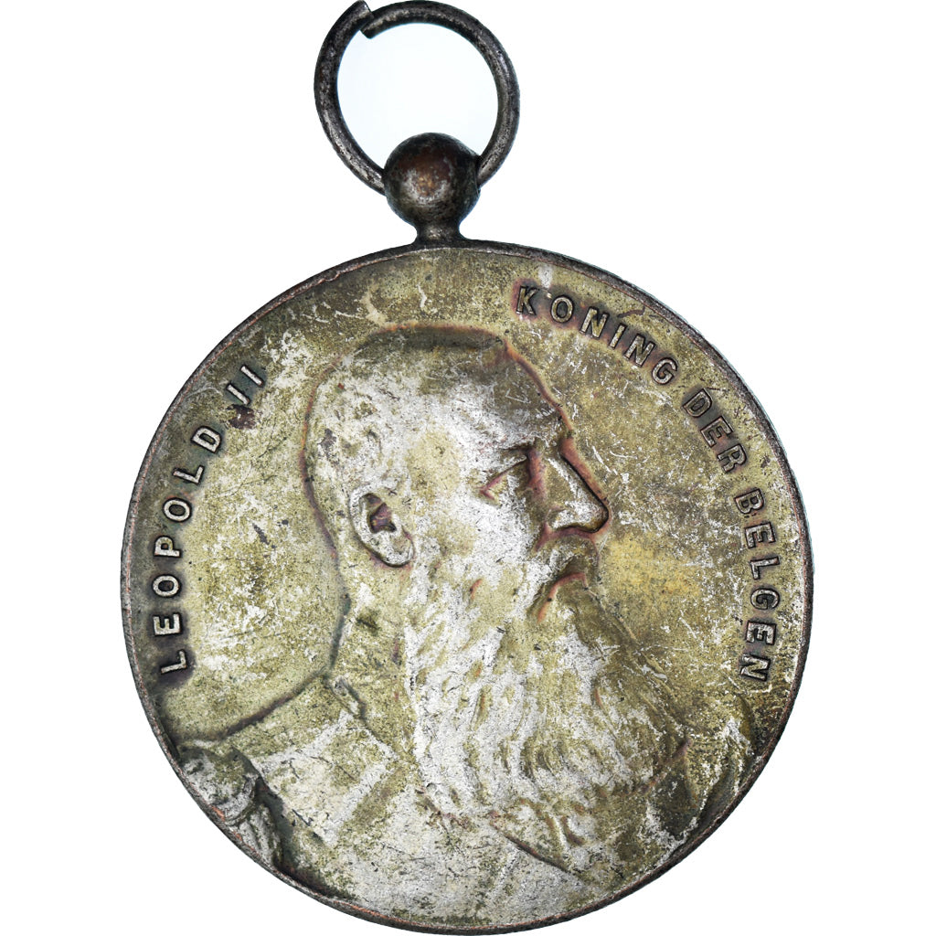 Belgien, Medaille, Comice Agricole de Roeselaert, 1909, S+, Silvered bronze